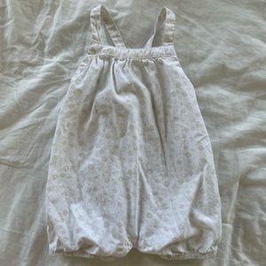 White and Cream floral one piece